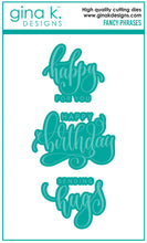 Load image into Gallery viewer, Gina K Designs - Fancy Phrases - Stamp Set and Die Set Bundle