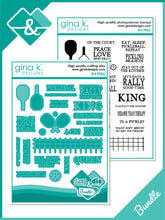 Load image into Gallery viewer, Gina K Designs - In A Pickle - Stamp Set and Die Set Bundle