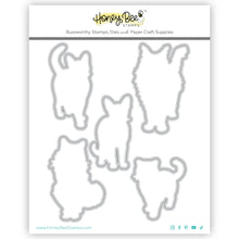 Load image into Gallery viewer, Honey Bee Stamps - Paws and Purrs - Stamp Set and Die Set Bundle