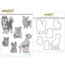 Load image into Gallery viewer, Honey Bee Stamps - Tail Waggers - Stamp Set and Die Set Bundle