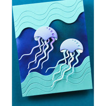 Load image into Gallery viewer, Birch Press Design - Block Print - Floating Jellyfish Fish - Style 57629