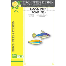 Load image into Gallery viewer, Birch Press Design - Block Print - Pond Fish - Style 57623