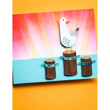 Load image into Gallery viewer, Birch Press Design - Block Print Curious Seagull - Style 57625