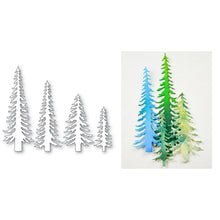 Load image into Gallery viewer, Memory Box - Tall Evergreen Trees Die - Style 94939