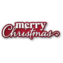 Load image into Gallery viewer, Memory Box - Merry Christmas Stylish Script 94936