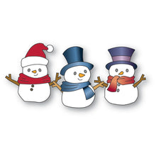 Load image into Gallery viewer, Memory Box - Stylish Snowmen Trio 94918