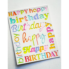 Load image into Gallery viewer, Memory Box - Happy Birthday Background Plate 94857