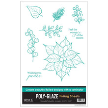 Load image into Gallery viewer, Gina K Designs - Peaceful Poinsettia - Stamp Set, Die Set, Stencil Set and Poly-Glaze Bundle