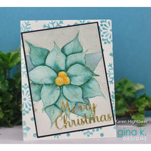 Load image into Gallery viewer, Gina K Designs - Peaceful Poinsettia - Stamp Set, Die Set, Stencil Set and Poly-Glaze Bundle