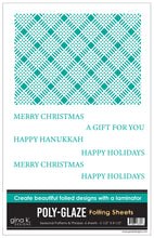 Load image into Gallery viewer, Gina K Designs - Seasonal Patterns - Stamp Set and Poly-Glaze Bundle