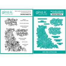 Load image into Gallery viewer, Gina K Designs - Pristine Poinsettia - Stamp Set and Die Set Bundle