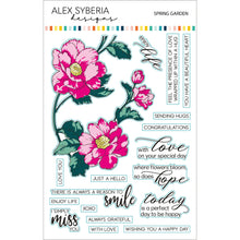 Load image into Gallery viewer, Alex Syberia Designs - Spring Garden - Stamp Set, Die Set and Stencil Set Bundle