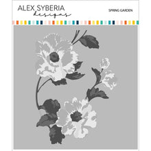 Load image into Gallery viewer, Alex Syberia Designs - Spring Garden - Stamp Set, Die Set and Stencil Set Bundle
