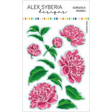 Load image into Gallery viewer, Alex Syberia Designs - Gorgeous Peonies - Stamp Set, Die Set, Stencil Set and Foil Plate Bundle