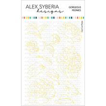 Load image into Gallery viewer, Alex Syberia Designs - Gorgeous Peonies - Stamp Set, Die Set, Stencil Set and Foil Plate Bundle