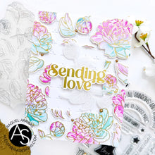 Load image into Gallery viewer, Alex Syberia Designs - Gorgeous Peonies - Stamp Set, Die Set, Stencil Set and Foil Plate Bundle