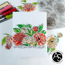 Load image into Gallery viewer, Alex Syberia Designs - Gorgeous Peonies - Stamp Set, Die Set, Stencil Set and Foil Plate Bundle