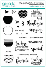 Load image into Gallery viewer, Gina K Designs - Terrific Teacher - Stamp Set and Die Set Bundle