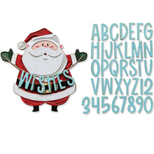 Load image into Gallery viewer, Sizzix - Tim Holtz - Thinlits Dies - Santa Greetings Colorize