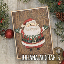 Load image into Gallery viewer, Sizzix - Tim Holtz - Thinlits Dies - Santa Greetings Colorize