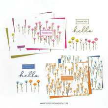 Load image into Gallery viewer, Concord & 9th - Triple-Step Posy Print - Stamp and Die Bundle