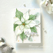 Load image into Gallery viewer, Alex Syberia Designs - Festive Poinsettia - Stamp Set, Die Set and Stencil Set Bundle