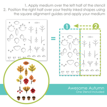 Load image into Gallery viewer, Taylored Expressions - Awesome Autumn Stencil Set and Die Set Bundle