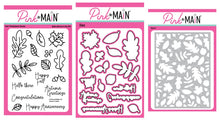 Load image into Gallery viewer, Pink and Main - Autumn Leaves - Stamp Set, Die Set and Stencil Bundle