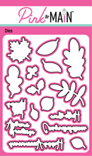 Load image into Gallery viewer, Pink and Main - Autumn Leaves - Stamp Set, Die Set and Stencil Bundle