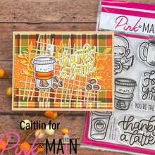 Load image into Gallery viewer, Pink and Main - Crosshatch Background Die
