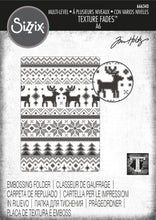 Load image into Gallery viewer, Sizzix - Tim Holtz - Texture Fades Embossing Folder - Holiday Knit