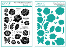 Load image into Gallery viewer, Gina K Designs - Bold Flowers - Stamp Set and Die Set Bundle