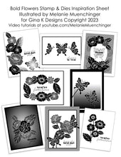 Load image into Gallery viewer, Gina K Designs - Bold Flowers - Stamp Set and Die Set Bundle