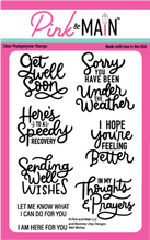 Load image into Gallery viewer, Pink and Main - Well Wishes - Stamp Set and Die Set Bundle
