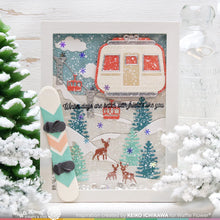 Load image into Gallery viewer, Waffle Flower - Winter View - Stamp Set and Die Set Bundle