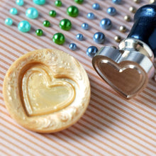 Load image into Gallery viewer, Honey Bee Stamps - Wax Stamper - Heart Frame