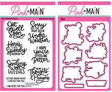Load image into Gallery viewer, Pink and Main - Well Wishes - Stamp Set and Die Set Bundle