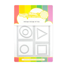 Load image into Gallery viewer, Waffle Flower - Postage Collage A7 Die