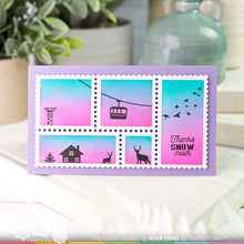 Load image into Gallery viewer, Waffle Flower - Postage Collage Mini Slimline Blocks Stencil