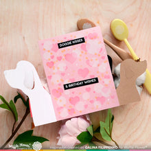 Load image into Gallery viewer, Waffle Flower - Bokeh Heart Stencil