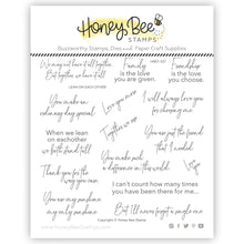 Load image into Gallery viewer, Honey Bee Stamps - Lean On Each Other - Stamp Set and Die Set Bundle