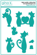 Load image into Gallery viewer, Gina K Designs - Cordial Cats - Stamp Set and Die Set Bundle