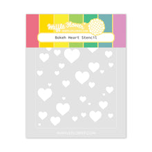 Load image into Gallery viewer, Waffle Flower - Bokeh Heart Stencil
