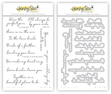 Load image into Gallery viewer, Honey Bee Stamps - By Your Side - Stamp Set and Die Set Bundle