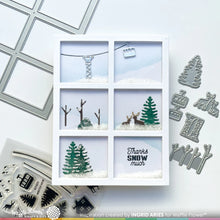 Load image into Gallery viewer, Waffle Flower - Winter View - Stamp Set and Die Set Bundle