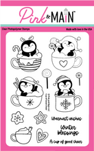 Load image into Gallery viewer, Pink and Main - Cup of Good Cheer - Stamp Set and Die Set Bundle