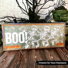Load image into Gallery viewer, Stampers Anonymous - Tim Holtz - Halloween - Cling Mounted Rubber Stamps - Bold Frights