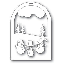 Load image into Gallery viewer, Memory Box - Snowmen Snowglobe Die - Style 94492