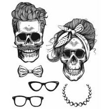 Load image into Gallery viewer, Stampers Anonymous - Tim Holtz - Halloween - Cling Mounted Rubber Stamps - Wicked Hipsters