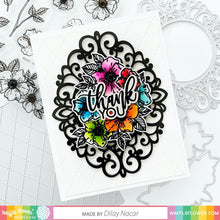 Load image into Gallery viewer, Waffle Flower - Wild Rose Combo - Stamp Set and Die Set Bundle